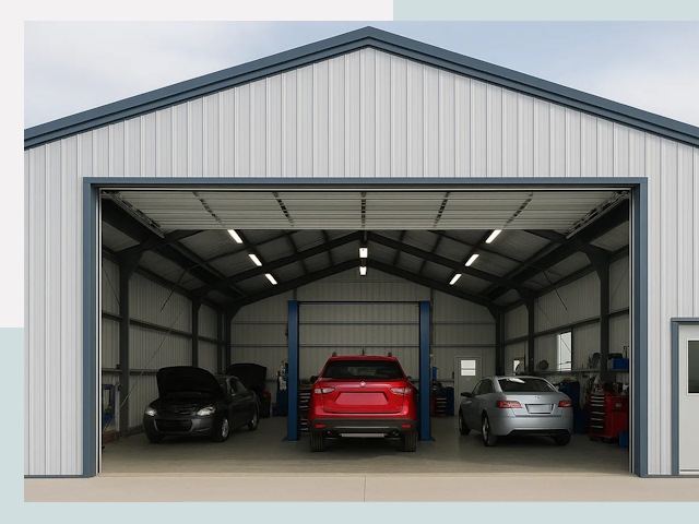 Ангары из сэндвич панелей от 610 руб. в Минусинск