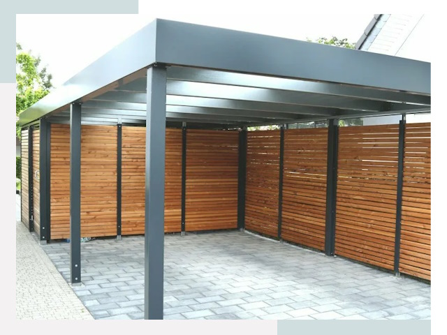 Навесы для парковки в Минусинске