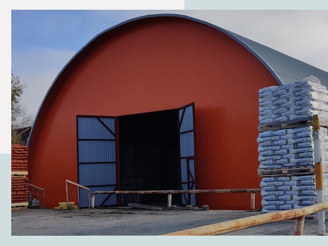 Полукруглые ангары по цене от 610 руб. в Минусинск