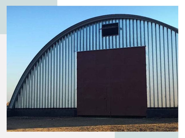 Бескаркасные ангары в Минусинске