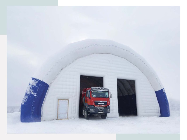 Мобильные ангары в Минусинске