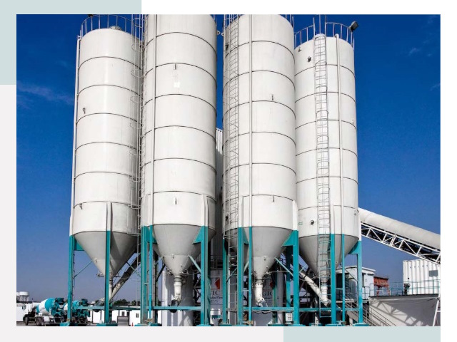 Строительство цементных силосов в Минусинске