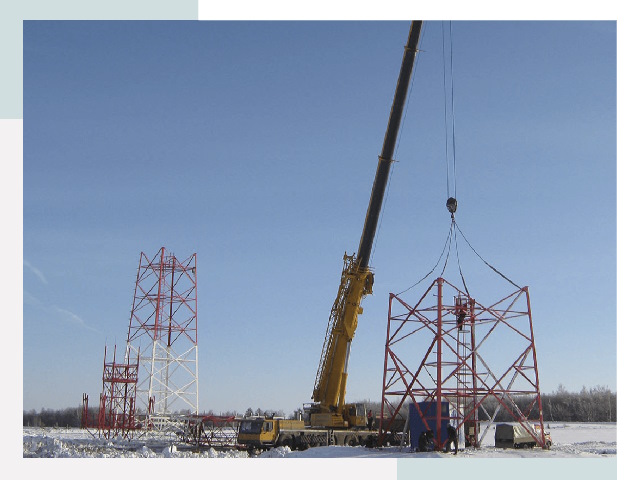 Монтаж вышек связи в Минусинске