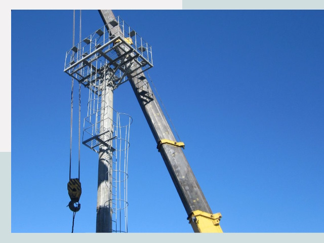 Монтаж осветительных мачт в Минусинск от 610 руб.