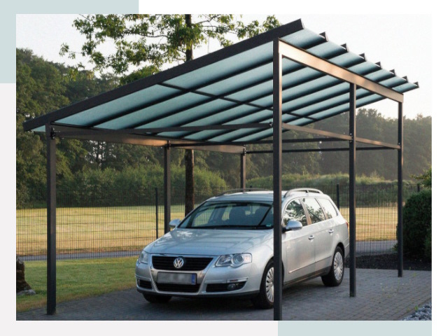 Навесы для автомобилей в Минусинске