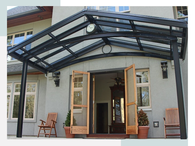 Козырьки металлические в Минусинске