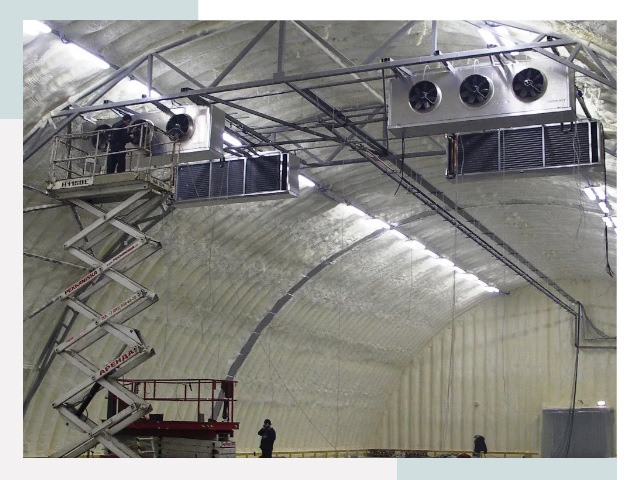 Оснащение ангаров в Минусинске