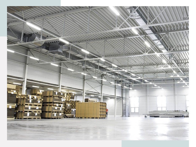 Освещение ангаров в Минусинске