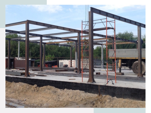 Фундамент для ангаров в Минусинске