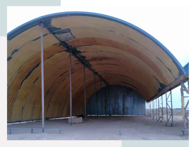 Реконструкция ангаров в Минусинске