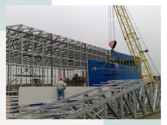 Монтаж ангаров в Минусинске