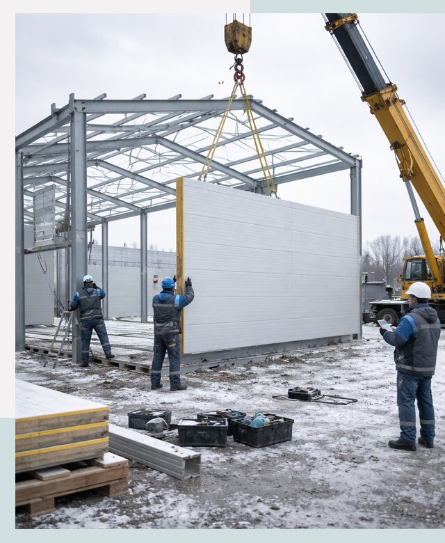 Строительство холодильных складов под ключ в Минусинске