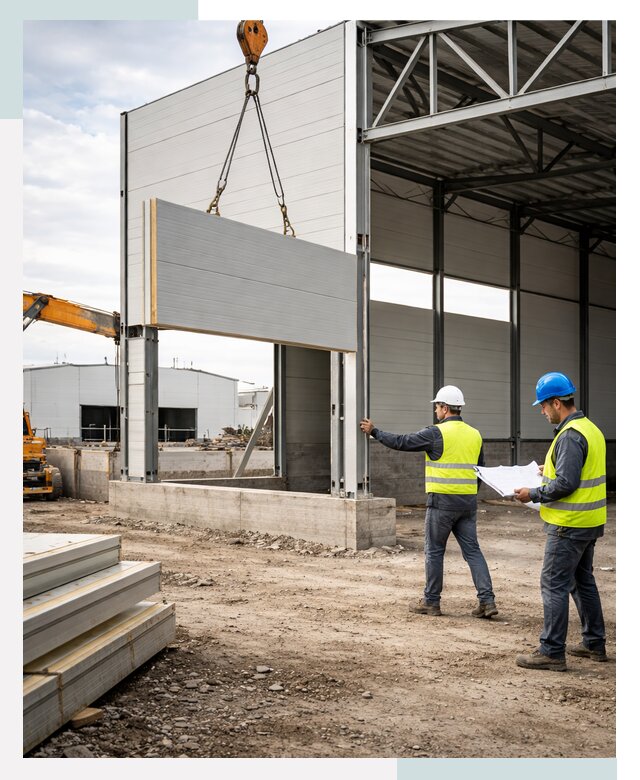 Склад из сэндвич панелей под ключ в Минусинске от 9653 р. | СтальСтрой-Мнс