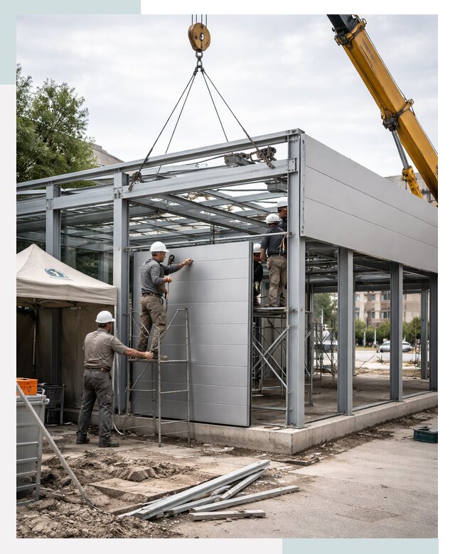 СтальСтрой-Мнс: торговый павильон под ключ в Минусинске от 35564 р.