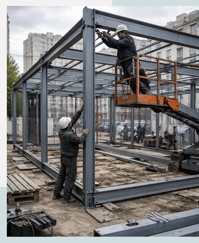 Строительство и монтаж торговых павильонов под ключ в Минусинске