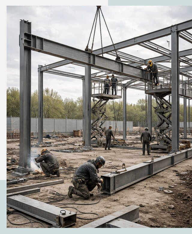 Строительство выставочных павильонов из металлоконструкций в Минусинске